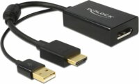 DeLOCK HDMI + USB - DisplayPort adapter