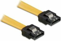 Delock cable SATA 50cm straight/straight metal yellow
