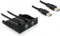 Delock Slotbracket 1x internal USB 9pin to 2x USB2.0 external