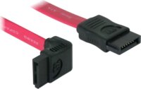 Delock 84354 SATA cable 22cm left/straight (balra fordított csatlakozó)