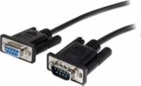 Startech DB9 M - DB9 F Adapterkábel 3m Fekete