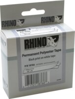 DYMO Rhino poli Feliratozógép szalag 9mm fehér