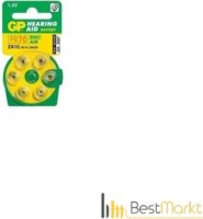 GP ZA10 1.45V Cink-Levegő 75mAh hallókészülék elem (6 db / csomag)