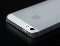 Apple iPhone SE/5/5S Ultra Slim 0.3 mm szilikon hátlap tok, átlátszó