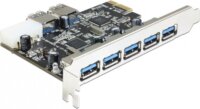 Delock 89355 5 x külső + 2 x belső USB 3.0 PCIe portbővítő