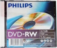 Philips DVD-RW Újraírható DVD lemez normál tok