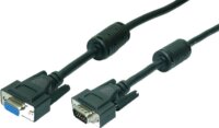 LogiLink VGA Cable,male/female, black,3M