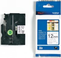 Brother TZEN231 P-Touch Feliratozógép szalag 12 mm fehér alapon fekete, nem laminált