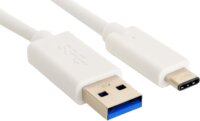 Sandberg 136-15 USB 3.1 Type-C M - USB3.0 M Adatkábel 1m Fehér