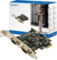 Logilink PCI Express kártya, 2 soros port