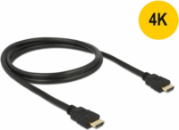 DeLock 84753 HDMI M - HDMI M Adapterkábel (4k Ethernet) 1.5m Fekete