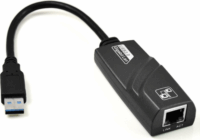 Akyga AK-AD-31 USB 3.0 M - RJ45 F Adapterkábel 0.15m - Fekete