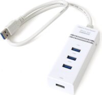 Omega OUH34W USB3.0 HUB 4 portos fehér