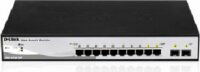 D-Link DGS-1210-10 10-Portos Gigabit Smart Managed Switch - Fekete