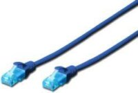 Digitus UTP CAT5e Prémium patch kábel 0.5m Kék