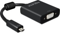 Delock HDMI Micro-D dugó > VGA hüvely audióval fekete Adapter