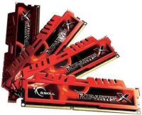 G.Skill 32GB /1600 RipjawsX Red DDR3 RAM KIT (4x8GB)