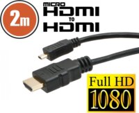 Delight 2m HDMI - HDMI micro kábel