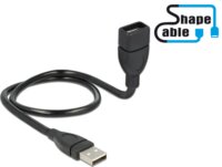 Delock USB 2.0 A male > A female ShapeCable 0.5 m