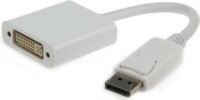 Gembird Displayport apa >> DVI (24+5) anya adapter, Fehér