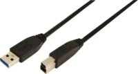 LogiLink USB 3.0 Csatlakozó kábel A->B 2x male 2.00 méter