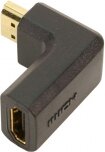 Logilink HDMI M - HDMI F Adapter (90°) Fekete