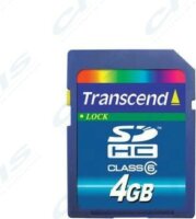 Transcend Memóriakártya SDHC 4GB CLASS 4