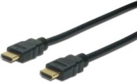 Assmann HDMI M - HDMI M Adapterkábel (Ethernet) Fekete 3m