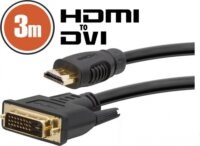 Value Monitor Jelkábel DVI- HDMI 3m