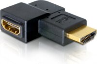 Delock 65076 HDMI apa > HDMI anya 90° jobbra hajlított adapter