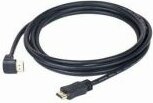 Gembird 90 fokos HDMI apa-apa kábel aranyozott csatlakozóval 1.8m