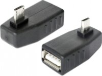 DeLOCK USB micro-B apa > USB 2.0-A anya OTG 90°-ban forgatott adapter