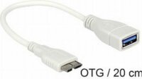 Delock Micro USB 3.0 - USB 3.0-A OTG kábel