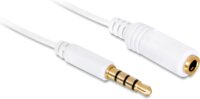 Delock Audio Stereo Jack 3.5 mm male / female 4 pin 0,5 m