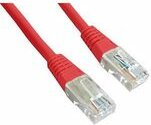 Gembird UTP kat.5e RJ45 patch kábel, 0.25m, piros