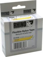 DYMO Rhino nylon Feliratozógép szalag 12mm sárga