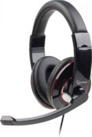 Gembird MHS-U-001 mikrofonos fülhallgató, fekete
