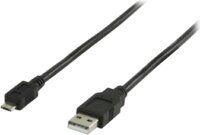 Valueline USB 2.0 M - micro USB M kábel 0.5m Fekete
