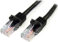 Startech UTP CAT5E patch kábel 3m Fekete