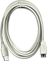 OEM USB-A apa -USB-A anya hosszábbító kábel - Szürke (3m)
