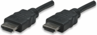 Manhattan HDMI M - HDMI M Adapterkábel (4k 3D) 15m Fekete