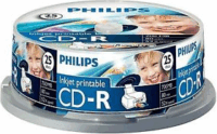 Philips CD-R Egyszer Írható Nyomtatható CD Lemez Hengerdoboz (25db/cs)