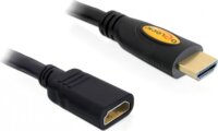 Delock magas sebességű HDMI hosszabbító kábel, Ethernettel, A apa / anya, 5 m