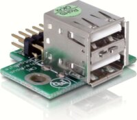 DeLOCK USB Pinheader apa > 2x USB2.0 anya - felfelé