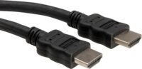 Roline HDMI M - HDMI M Adapterkábel (Ethernet) Fekete 2m