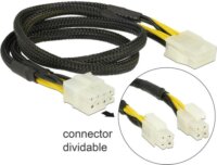 DeLOCK 83653 EPS hosszabbító kábel 44cm (EPS 2 x 4 pin apa - EPS 8 pin anya)