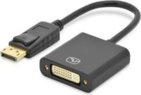 Assmann DisplayPort M - DVI-I F Adapterkábel Fekete