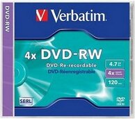 Verbatim DVD-RW 4,7GB 4X normál tok