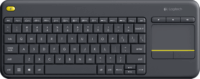 Logitech K400 Plus Vezeték nélküli billentyűzet + Touchpad - Fekete (CH)