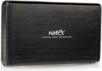 Natec RHINO Ext USB 3.0 ház 3.5" SATA HDD-hez, fekete alumínium